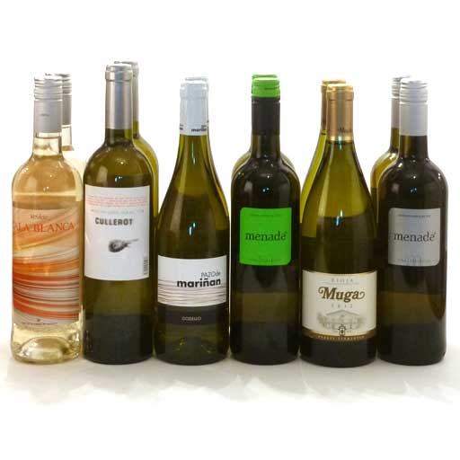 Mixed White Wine Selection (case of 12 )