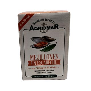 Agromar Mejillones en Escabeche 12-16 pieces 114g