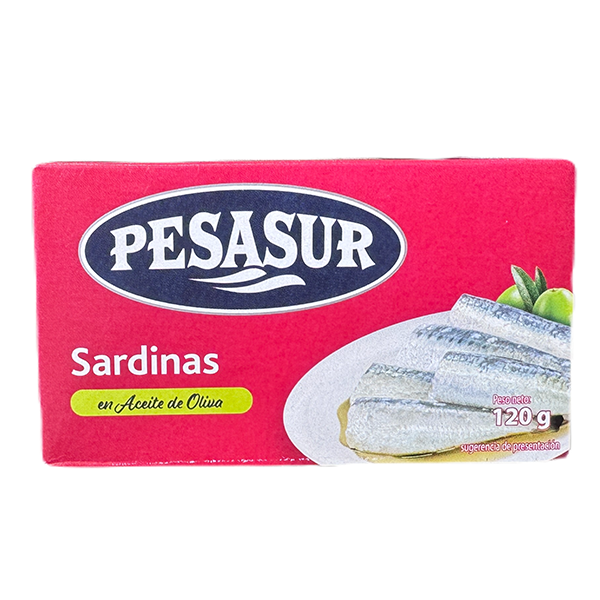 Pesasur Sardinas en Aceite de Oliva 3-4 120g 