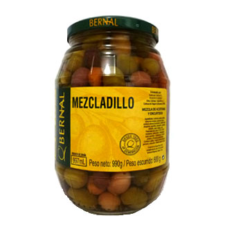 Mezcladillo (Olives, Gherkins, Onion, & Pickles) 600g jar 