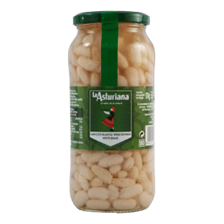 La Asturiana Alubias Blancas (White Beans) 570g