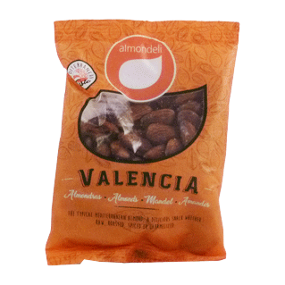 Almondeli Skin-On Valencia Almonds 175g